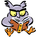Owl reading